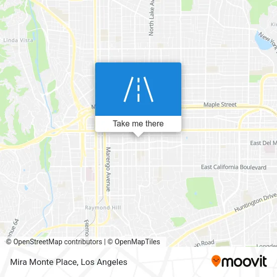 Mira Monte Place map