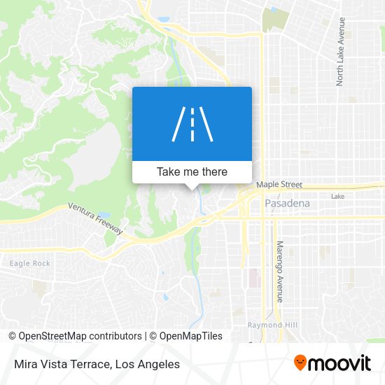Mira Vista Terrace map