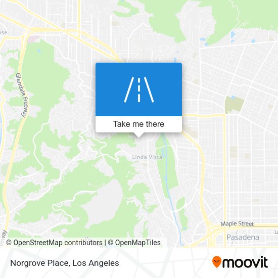 Mapa de Norgrove Place