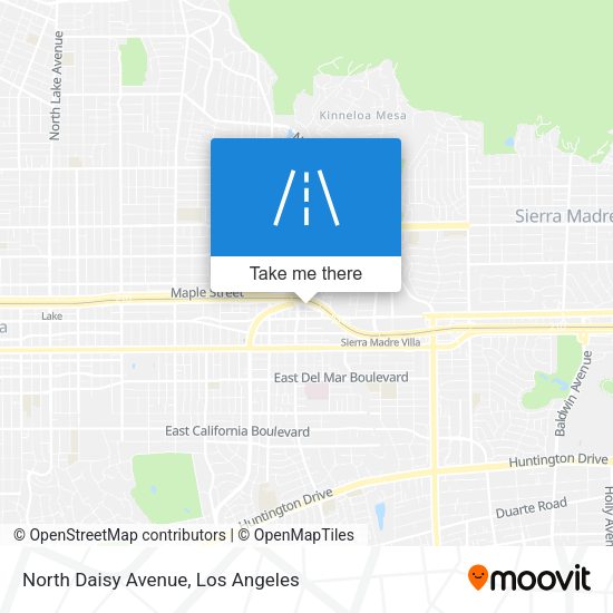 Mapa de North Daisy Avenue