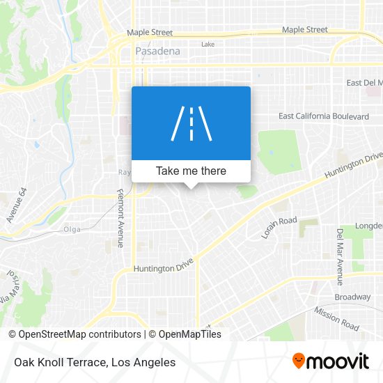 Mapa de Oak Knoll Terrace