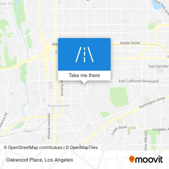 Mapa de Oakwood Place
