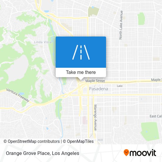 Mapa de Orange Grove Place