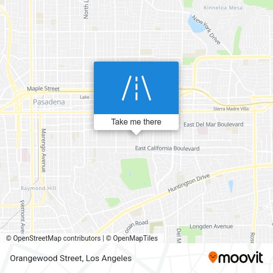 Orangewood Street map