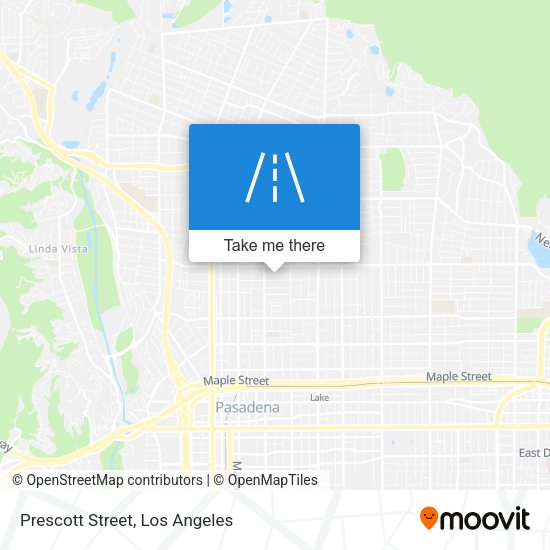 Prescott Street map