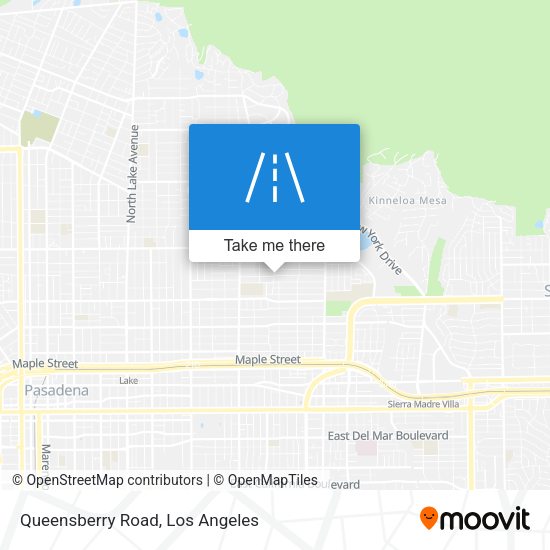 Mapa de Queensberry Road