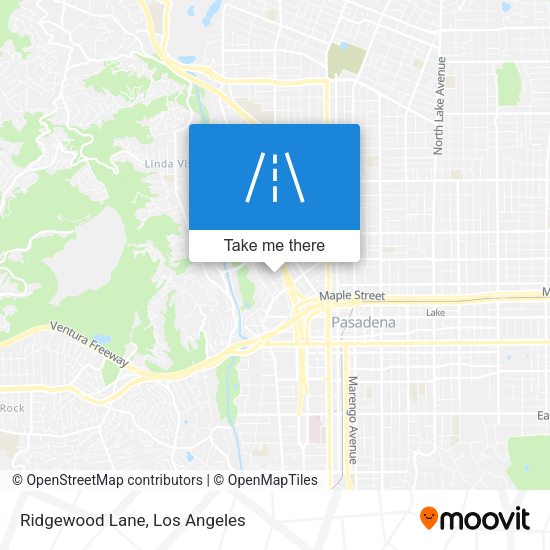 Mapa de Ridgewood Lane