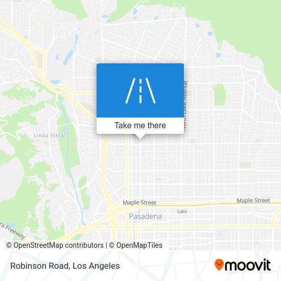 Mapa de Robinson Road