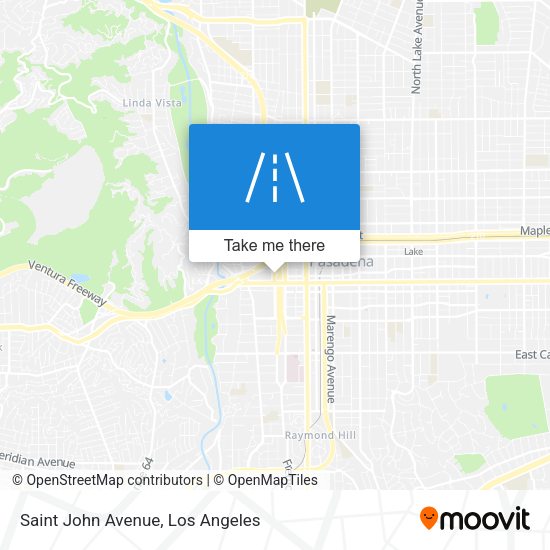 Saint John Avenue map
