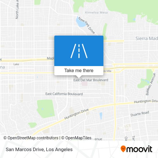San Marcos Drive map