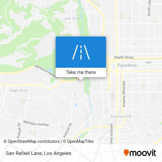 San Rafael Lane map