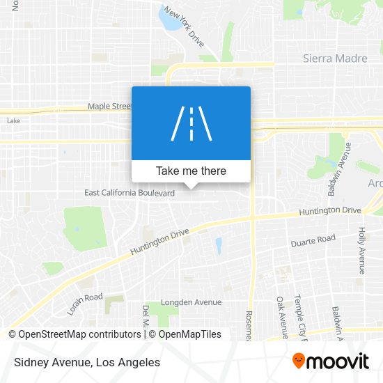 Mapa de Sidney Avenue