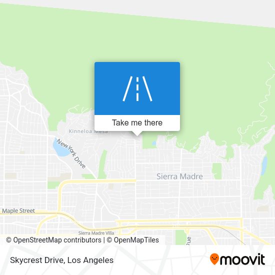 Mapa de Skycrest Drive