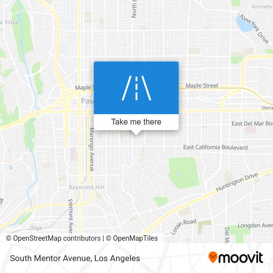 South Mentor Avenue map