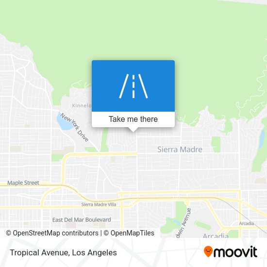 Tropical Avenue map