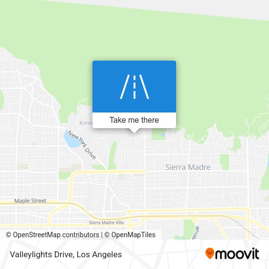 Valleylights Drive map