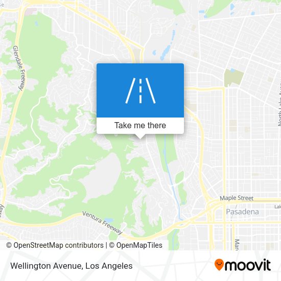 Wellington Avenue map