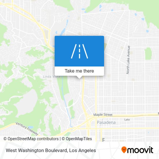 Mapa de West Washington Boulevard