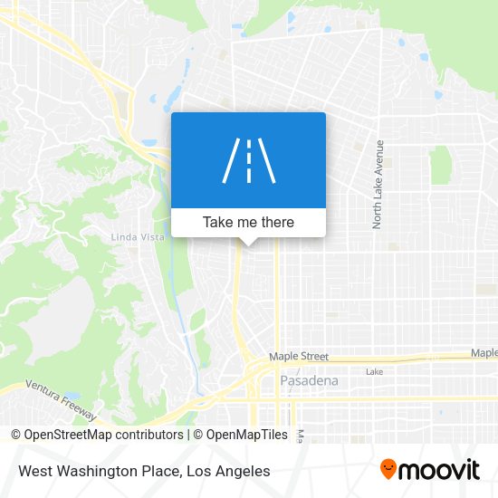 West Washington Place map