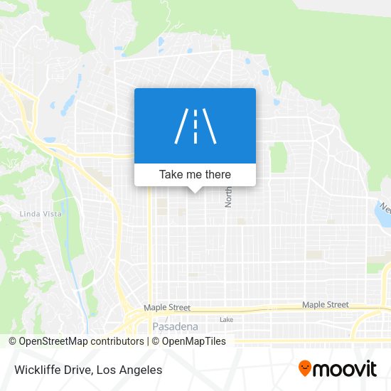 Mapa de Wickliffe Drive