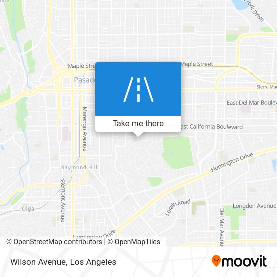 Mapa de Wilson Avenue