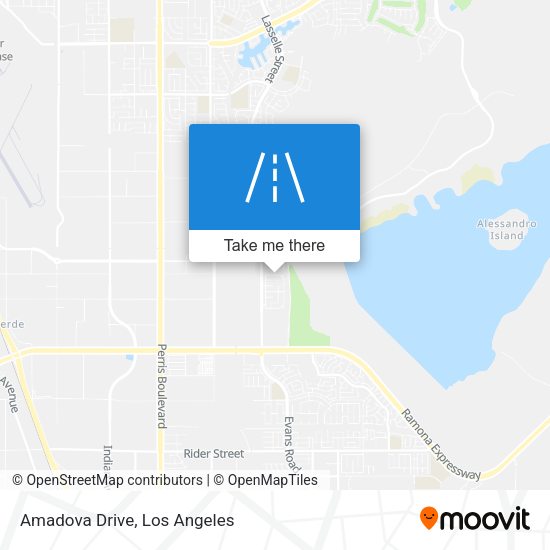 Mapa de Amadova Drive
