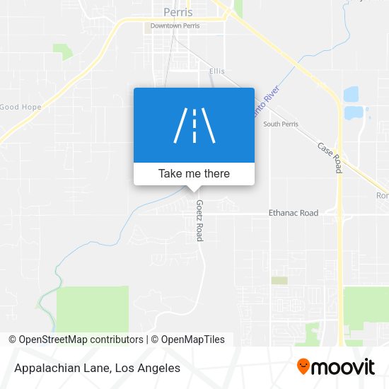 Mapa de Appalachian Lane