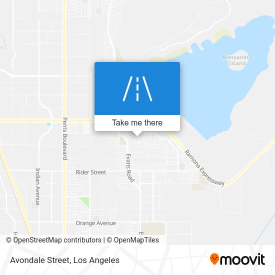 Avondale Street map