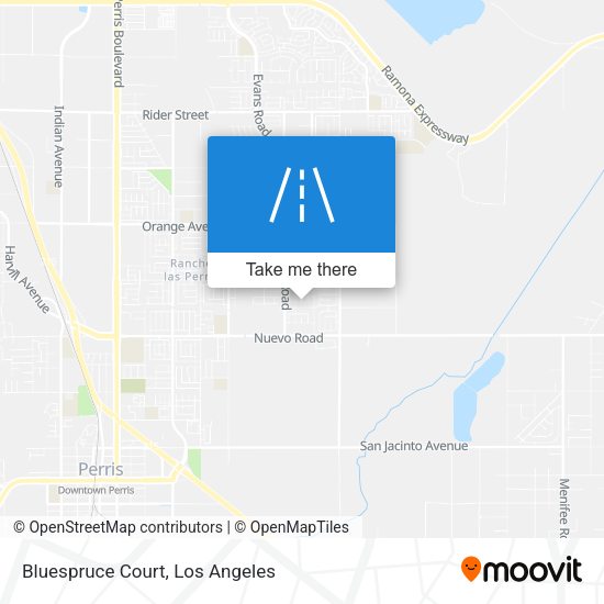 Mapa de Bluespruce Court