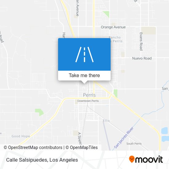 Calle Salsipuedes map