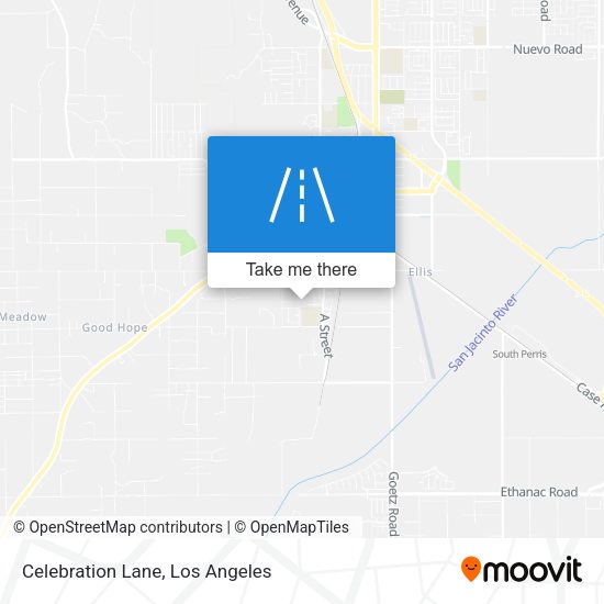 Celebration Lane map