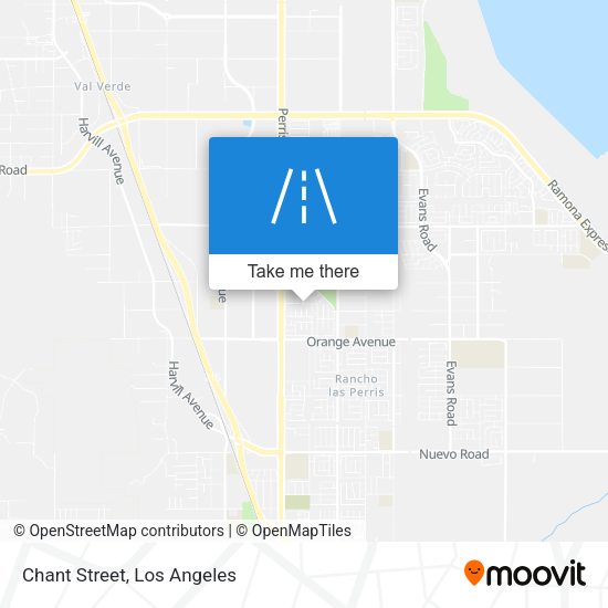 Mapa de Chant Street