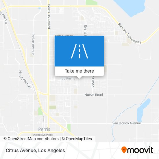 Mapa de Citrus Avenue
