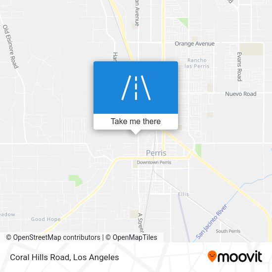Coral Hills Road map