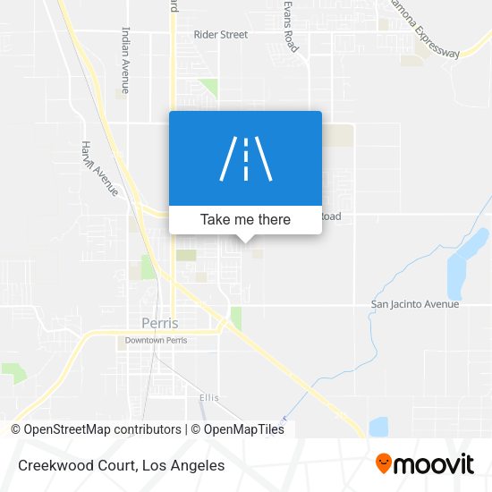 Mapa de Creekwood Court