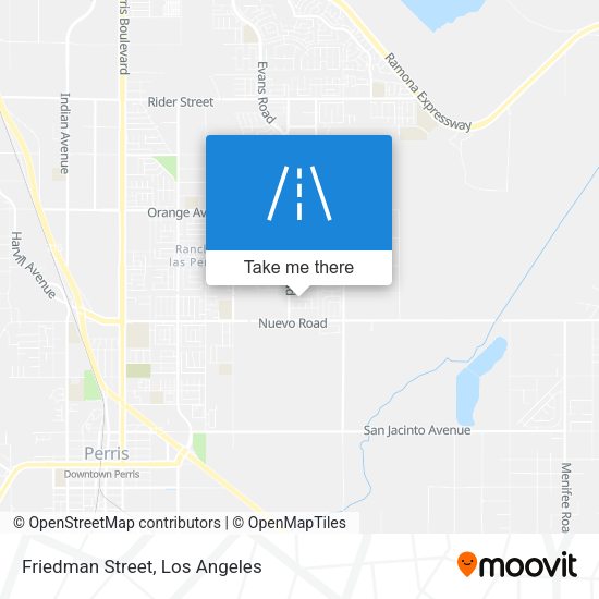 Friedman Street map