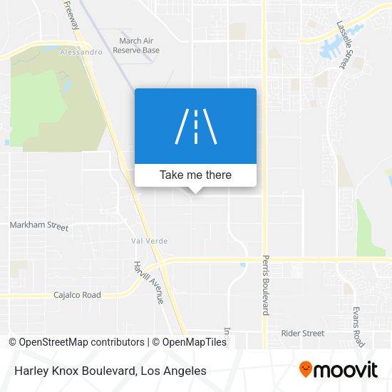 Mapa de Harley Knox Boulevard