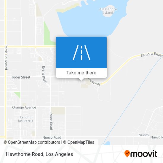 Mapa de Hawthorne Road