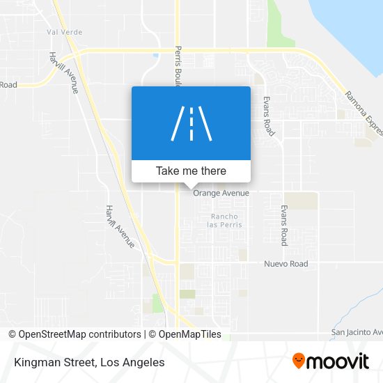 Mapa de Kingman Street