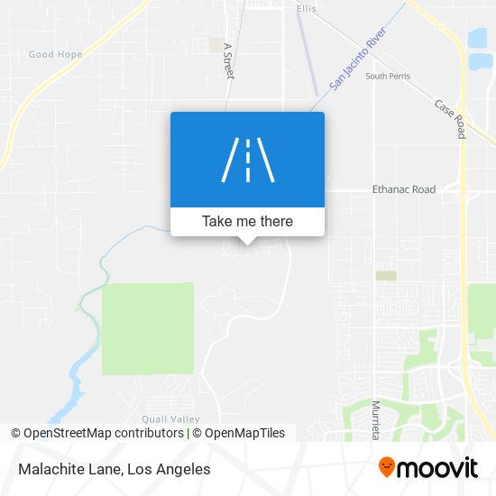 Mapa de Malachite Lane