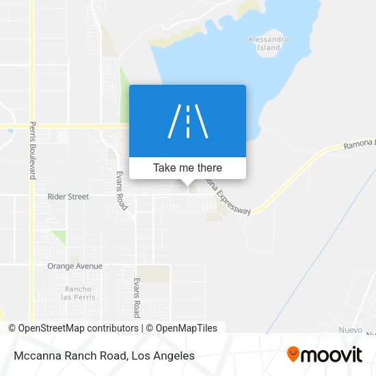 Mccanna Ranch Road map