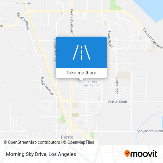 Morning Sky Drive map