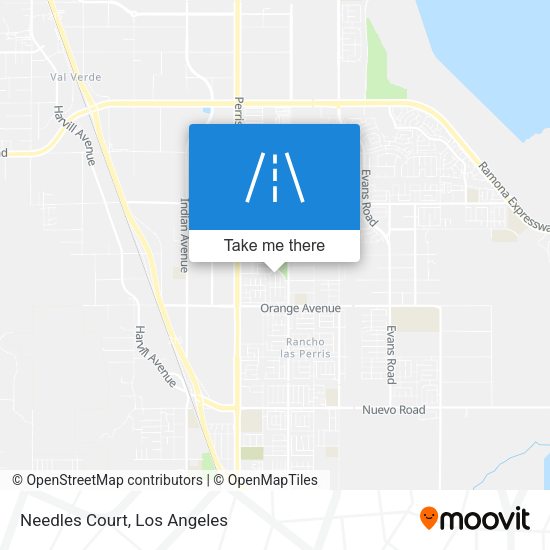 Mapa de Needles Court
