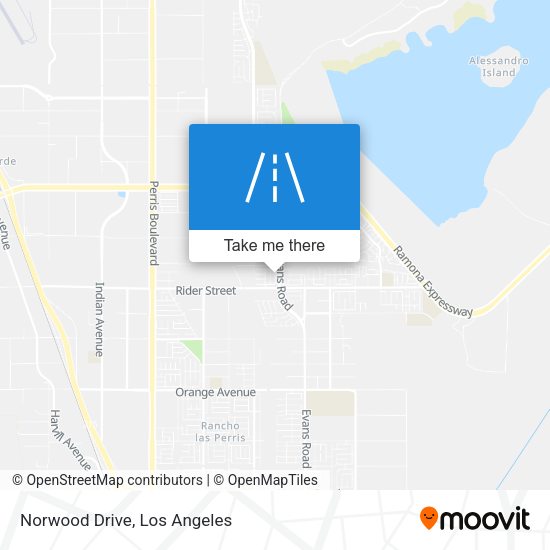 Norwood Drive map