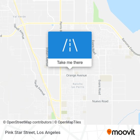 Pink Star Street map
