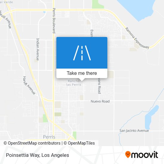 Mapa de Poinsettia Way