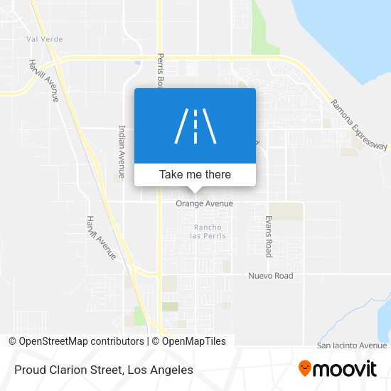Proud Clarion Street map