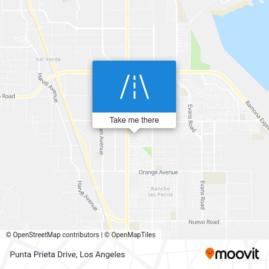 Punta Prieta Drive map