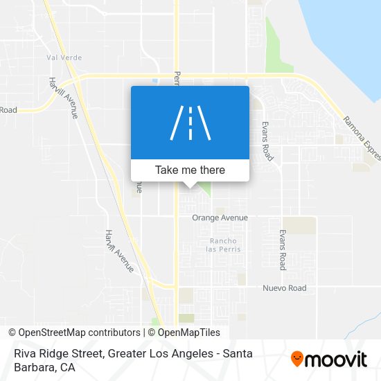 Riva Ridge Street map