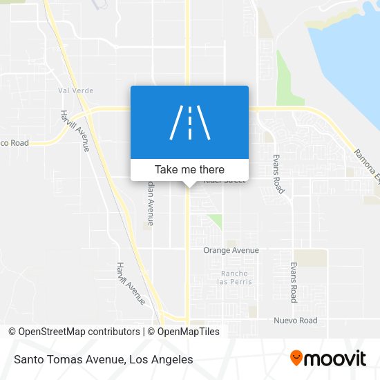 Santo Tomas Avenue map